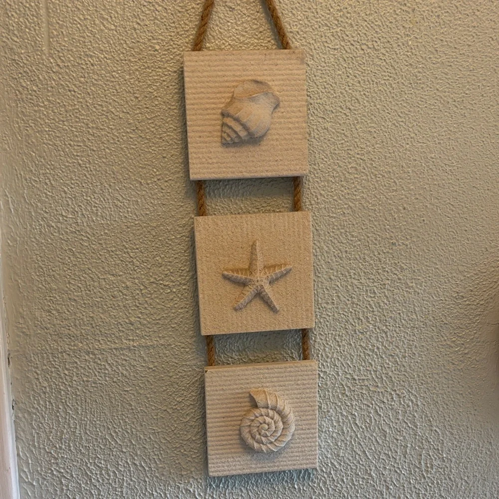 Beige Coastal Wall Decor Set